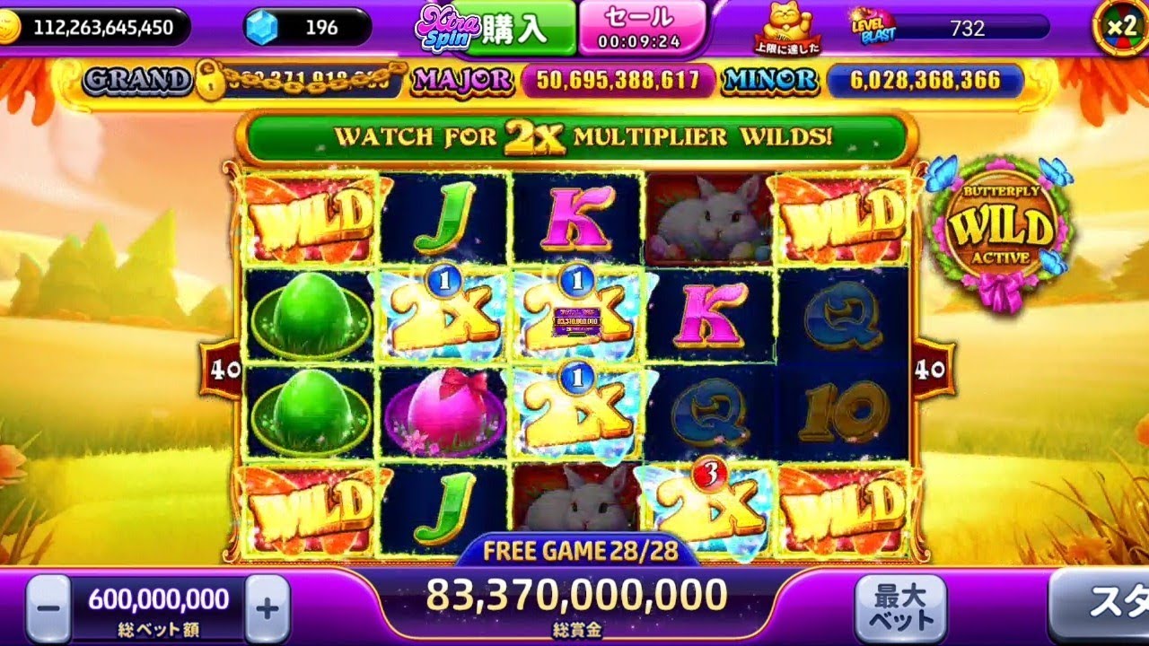 Championになって当たり！Jackpot world(ジャックポットワールド)BUNNY BUTTERFLY YouTube