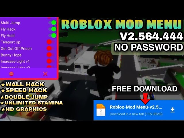 Non-Jailbroken Hack] Roblox Cheats v2.594.524 mod menu+4 - Free