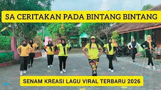 Sa Ceritakan Pada Bintang Bintang - Jauh ko Pergi //Senam Kreasi Gerakan Mudah //Fina Kreasi