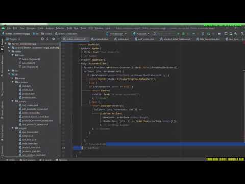 【FLUTTER ANDROID STUDIO and IOS】Using the futurebuilder widget Ecommerce Shop App