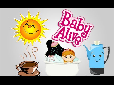 Rotina da manhã(baby alive Melinda e Meg)