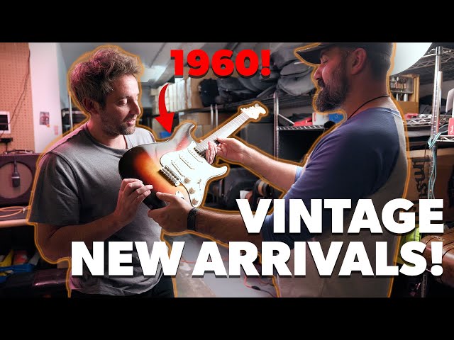 5 INCREDIBLE Vintage Guitar New Arrivals!! - YouTube