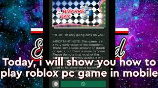 How to play roblox pc game in mobile/android screenshot 4