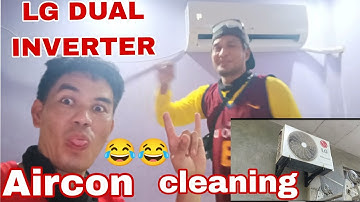 #Lg split type dual inverter, cleaning and maintenance.👍👍