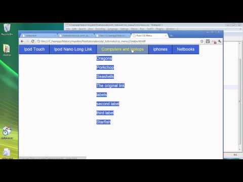 Tutorial: creating a pure CSS menu part 3 of 7