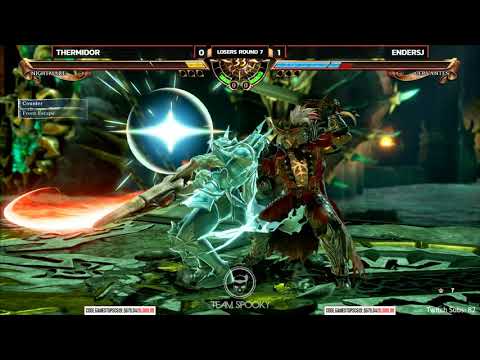 Soulcalibur VI Monthly #1 - Thermidor (Nightmare) vs Endersj (Cervantes) [4K/60fps]