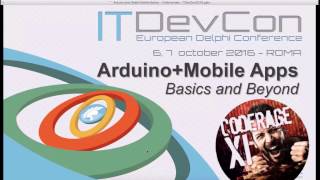 Arduino control via Delphi Mobile apps with Victory Fernandes - CodeRage XI