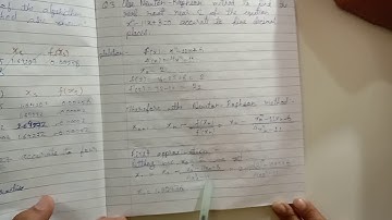 Numerical Methods - I | Newton Raphson Method | RGPV BT-302