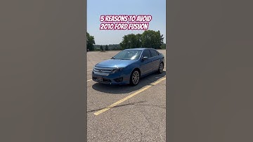 TOP 5 REASONS to AVOID the 2010 Ford Fusion SEL