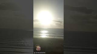 Reflet du soleil sur la mer / انعكاس الشمس على البحر / #plage_des_nations