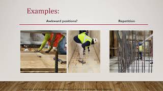ERGONOMICS   AWARENESS LEVEL TRAINING