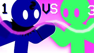 1 Versus 3 Practice // Sticknodes Pro // Animation