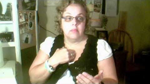 ASL I Video Assignment #3