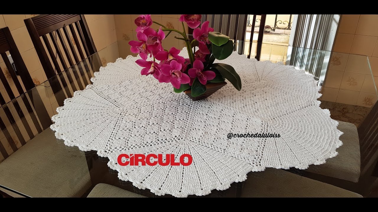 Centro de mesa em crochê - Parte 1