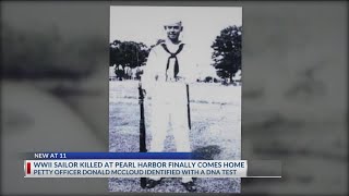 Sailor killed at Pearl Harbor returns home after 81 years