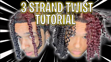 How To Do 3 STRAND TWISTS