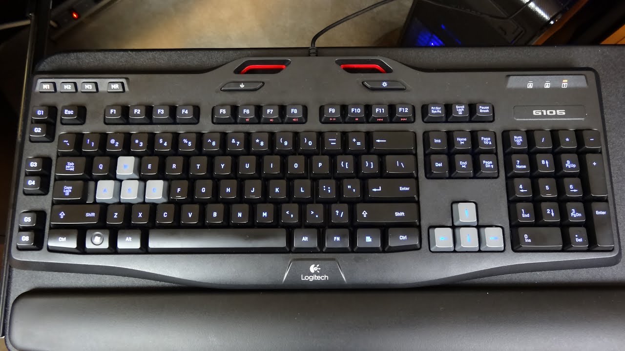 tag side gullig Logitech G105 Gaming Keyboard Review - YouTube