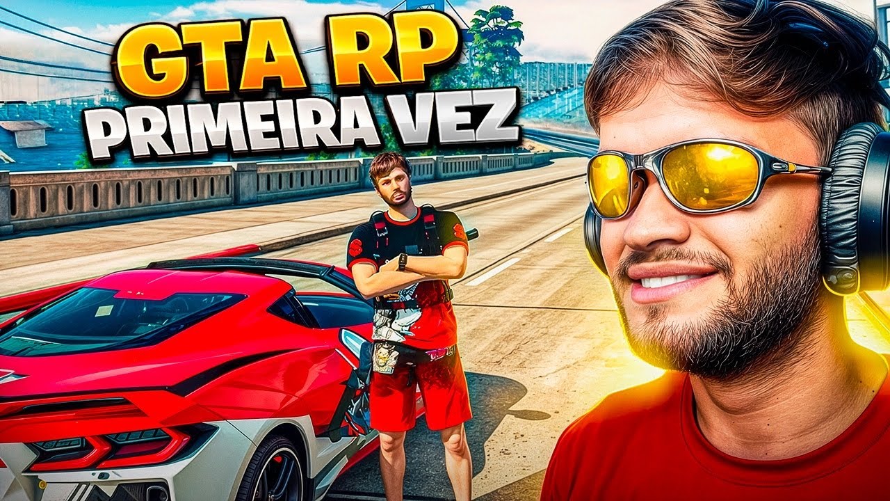 ENTREI NO GTA RP PELA PRIMEIRA VEZ E…