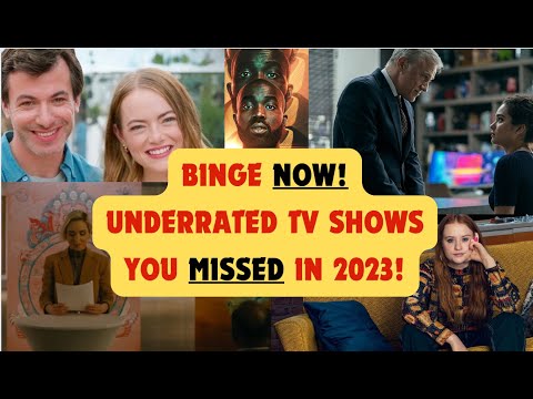 Binge NOW! Top Best Underrated Tv shows you MISSED in 2023! #hiddengems #MustWatchTV #UnderratedTV