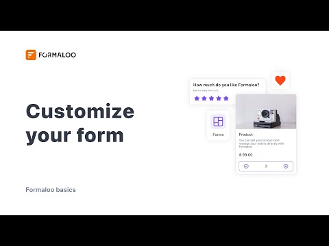 Customize your form