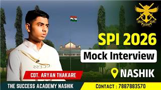 SPI MOCK INTERVIEW | CDT. SAMARTH BEHEDE | BEST SPI COACHING INSTITUTE | #ndacoaching #nda