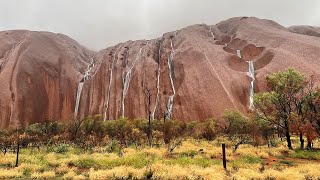 video: Australia floods claim two lives as wild weather leads to waterfalls on Uluru