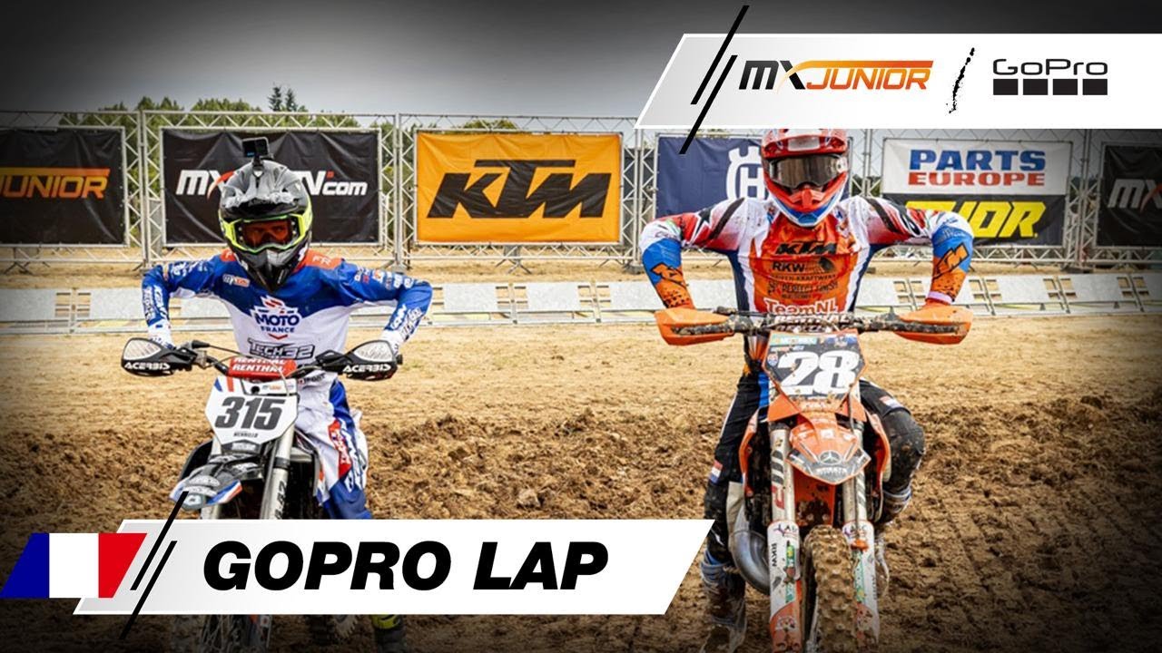 GoPro Lap with Rafael Mennillo and Dean Gregoire | 2025 FIM Junior Motocross World Championship