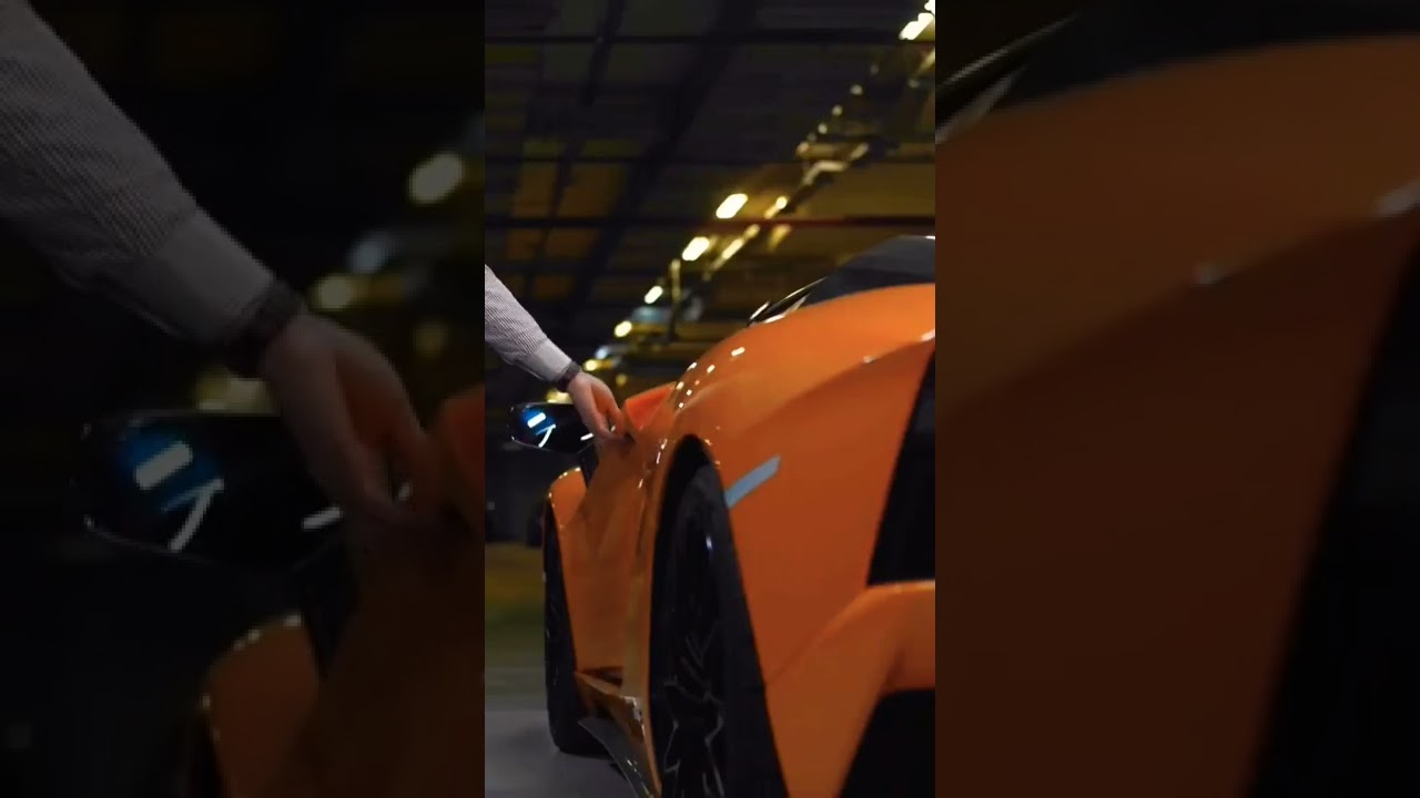 Lamborghini door opening system 🔥 Lamborghini Aventador 