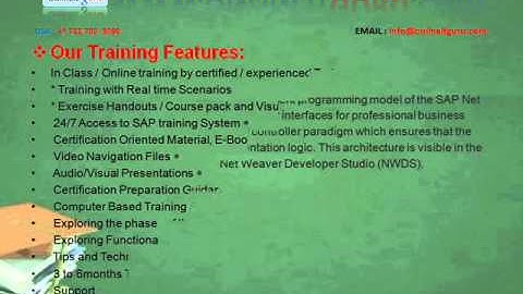 sap abap webdynpro online training and placements | online sap abap webdynpro training