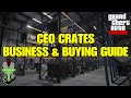 GTA Online CEO Crates Business & Buying GUIDE - YouTube