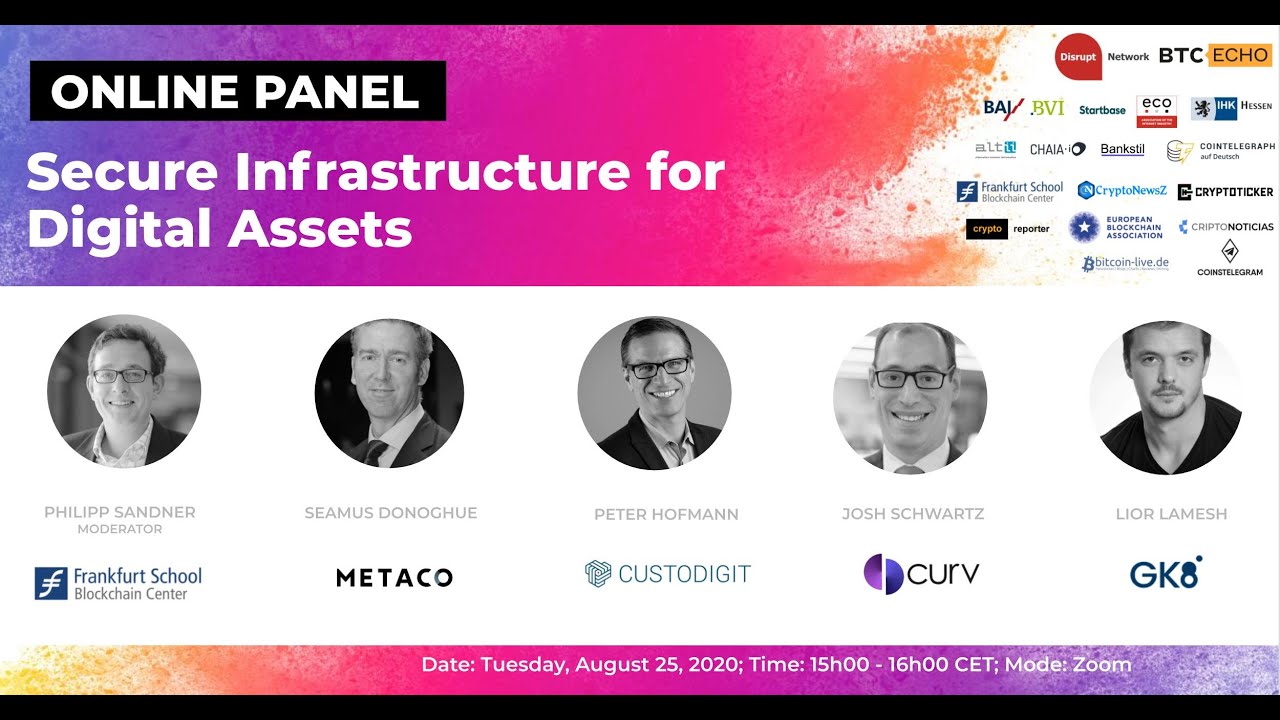 Secure Infrastructure for Digital Assets (Online Panel)