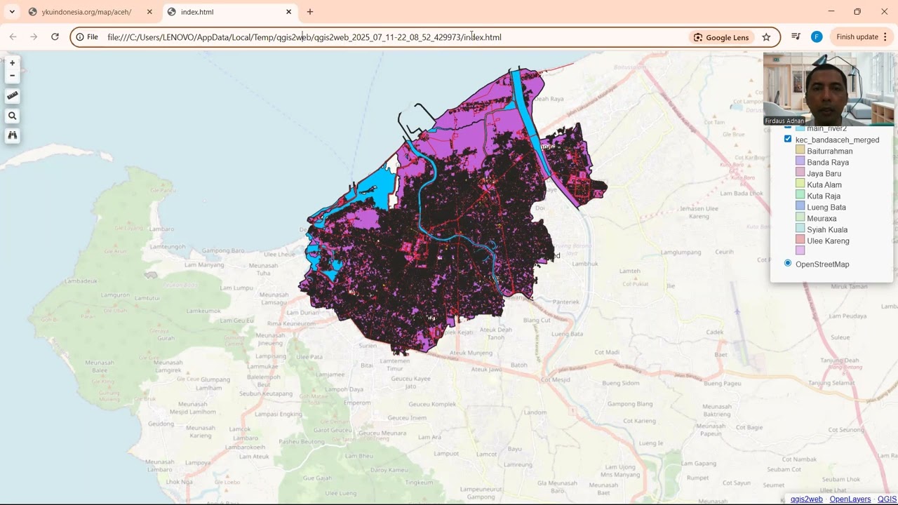 Cara menampilkan peta dari QGIS ke website menggunakan Plugin QGISCloud dan Web2map