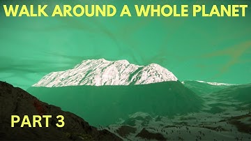 HOW BIG IS A PLANET in Space Engineers? Walk Around a Planet (Part 3)