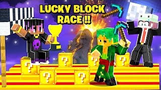 I TRAPPED LILYVILLE MEMBERS INTO LUCKY BLOCK RACE 😱| RON9IE