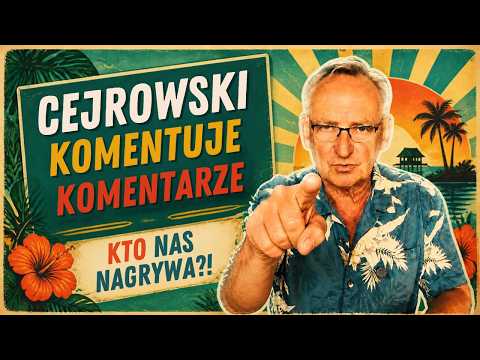 KAMERY NAS FILMUJĄ, A POLICJA NIE MA NAGRAŃ? Wojciech Cejrowski czyta i komentuje komentarze