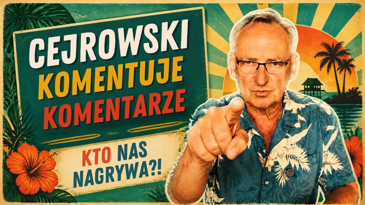 KAMERY NAS FILMUJĄ, A POLICJA NIE MA NAGRAŃ? Wojciech Cejrowski czyta i komentuje komentarze