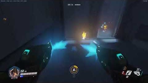 Overwatch - Tracer high ground flank at Kings Row 3rd point