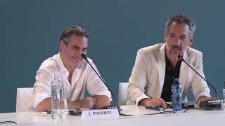 Joaquin Phoenix and Todd Phillips talk JOKER at Venice Film Festival Resimi