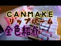 CANMAKEステイオンバームルージュ全色紹介