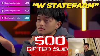 Jason Reacts To State Farm Gifting Him 500 Subs