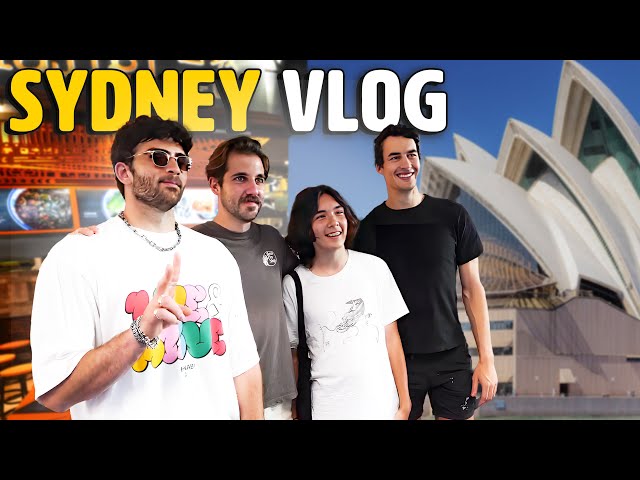 Hasan visits Sydney with Boy Boy class=