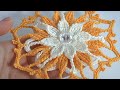 CROCHET With 2 Colors: Flower Coaster Sure to Steal Your Heart/Complex Stitches/HOW TO