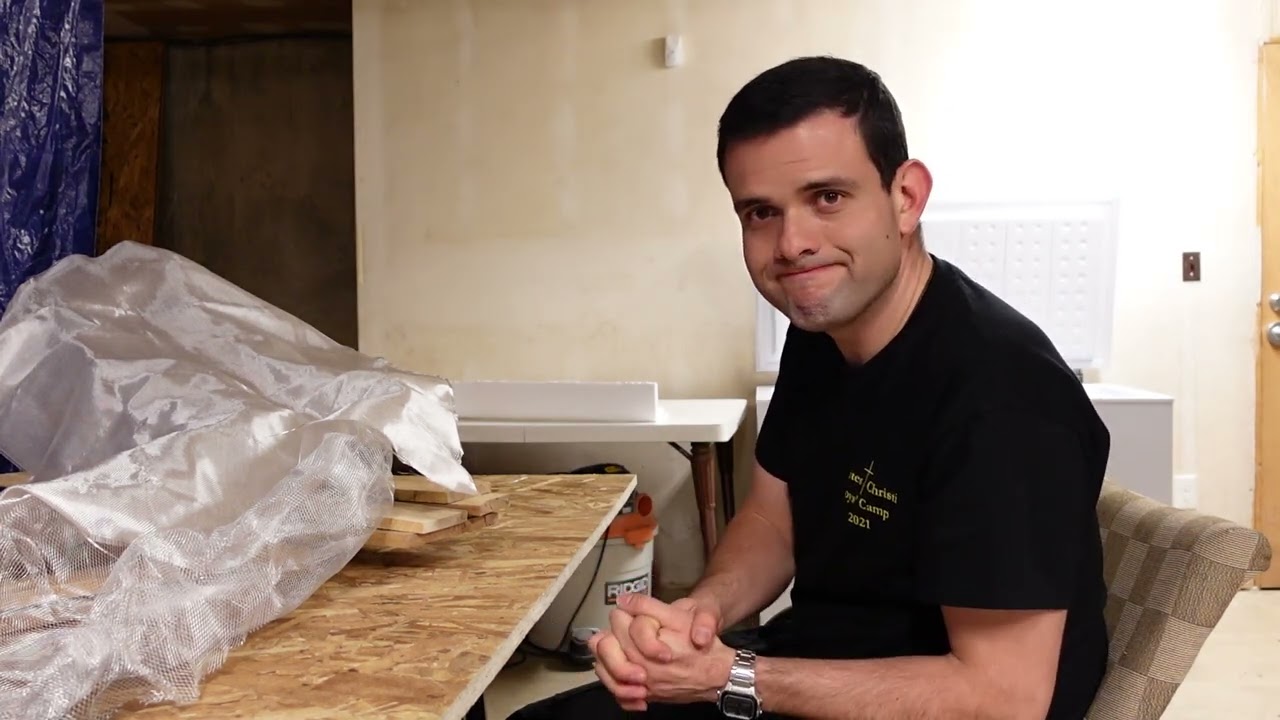 Building a Nativity Scene 3 - Making a creek or waterfall Part 1