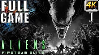 Aliens Fire Team Elite FULL Gameplay Walkthrough PART 1 of 2 - [4K 60FPS] - No Commentary