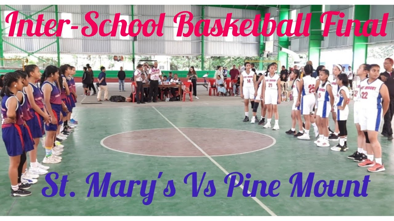 St. Mary's Vs Pine Mount School, Under-14 Girls, Donbosco Inter-School Basketball Championship 2023