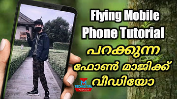 How to Make Flying Mobile Phone Video | Magic Video Tutorial | Pitu app Malayalam