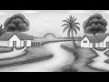 how to draw prakrtik house drawing |prakrtik drawing |prakrtik drawing kaise banaye |prakrtik art