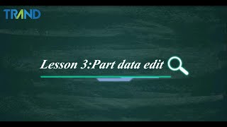 Lesson 3 Part data edit