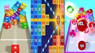 2048 Balls Merge Number Game vs Bricks Breaker - Glow Balls Vs Mega Cube: 2048 3D Merge Game screenshot 5