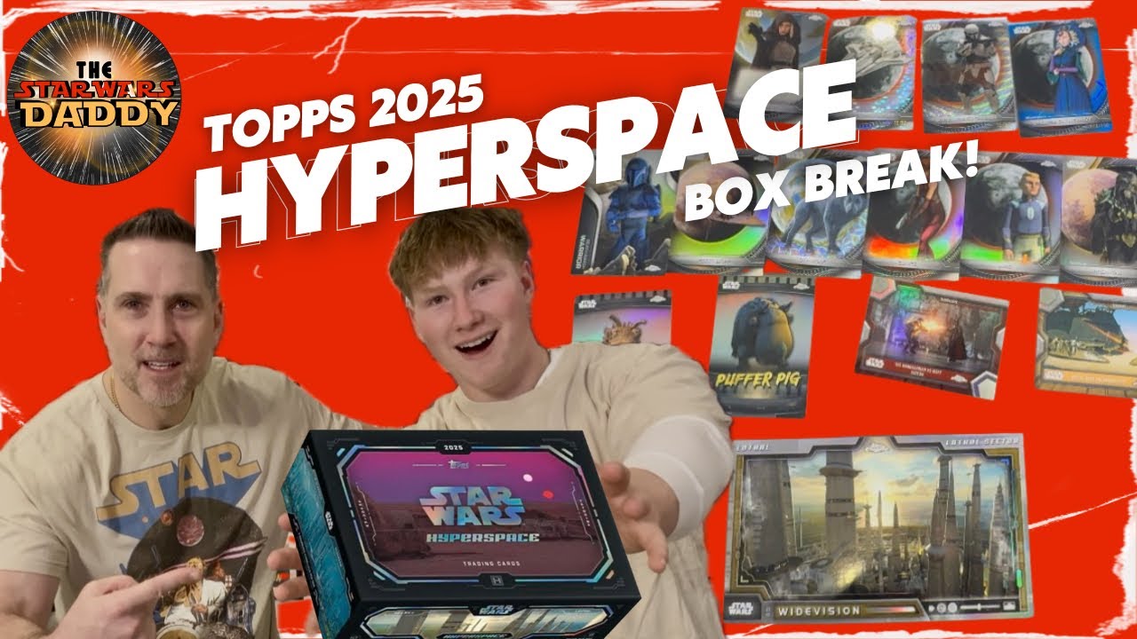 Мой сын вытащил ОГРОМНУЮ автограф-карту! 🤯 Коробка Topps Star Wars Hyperspace 2025 года, полная ц...